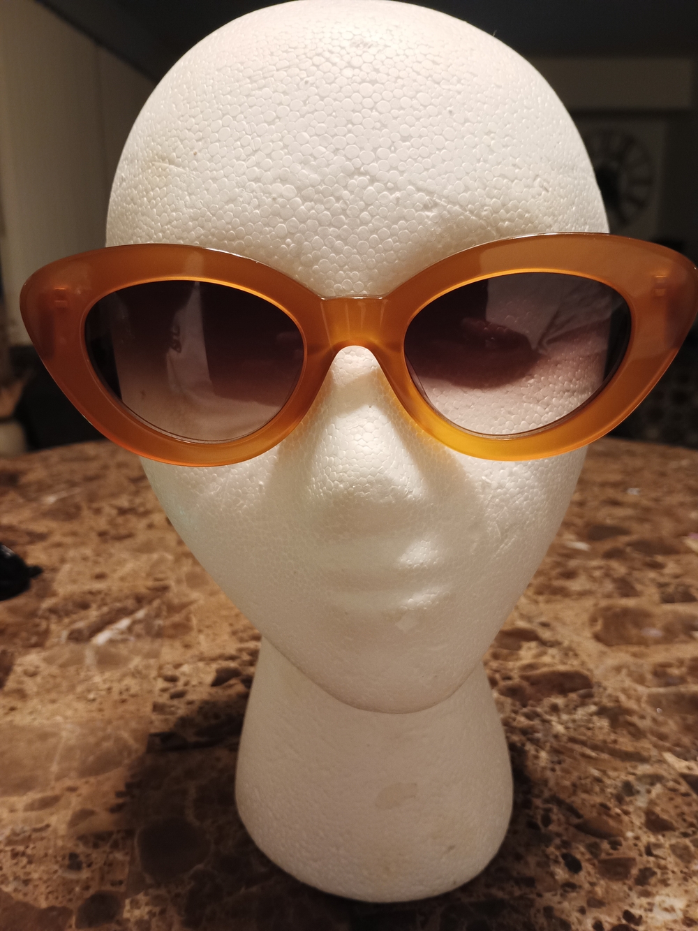 J. Crew Amber Cat-Eye Sunglasses with Gradient Lenses